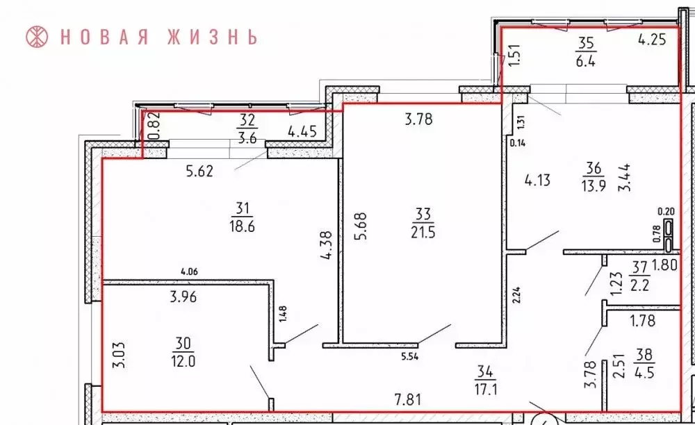 3-к кв. Самарская область, Самара проезд 4-й, 8А (99.8 м) - Фото 0