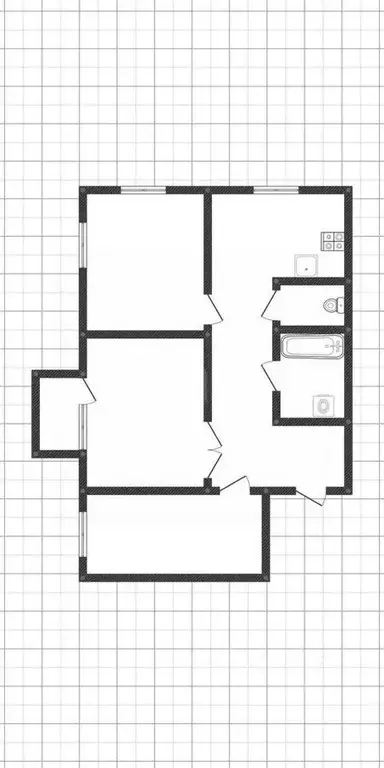 3-к кв. Иркутская область, Ангарск 21-й кв-л, 5 (73.0 м) - Фото 1