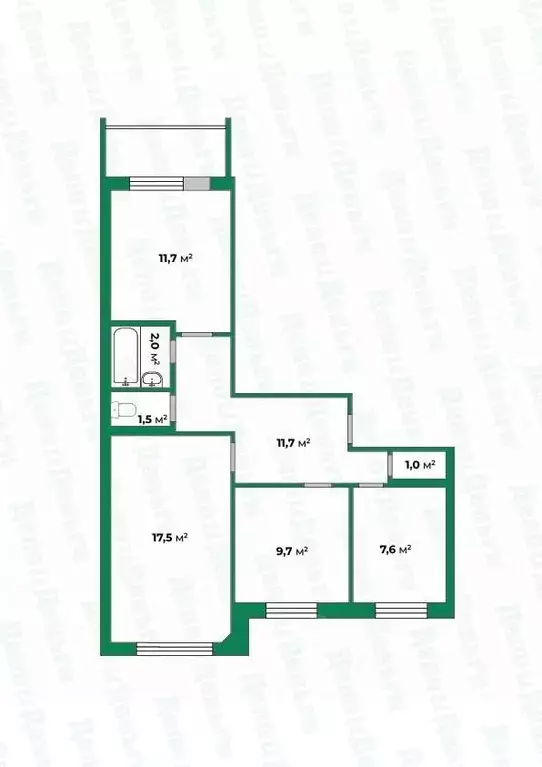 3-к кв. Кировская область, Киров Юго-Западный мкр, ул. Космонавта ... - Фото 1