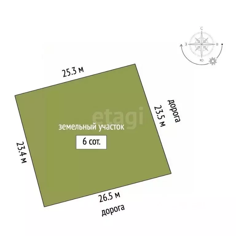 Участок в Крым, Ленинский район, Заветненское с/пос, с. Заветное ул. ... - Фото 2