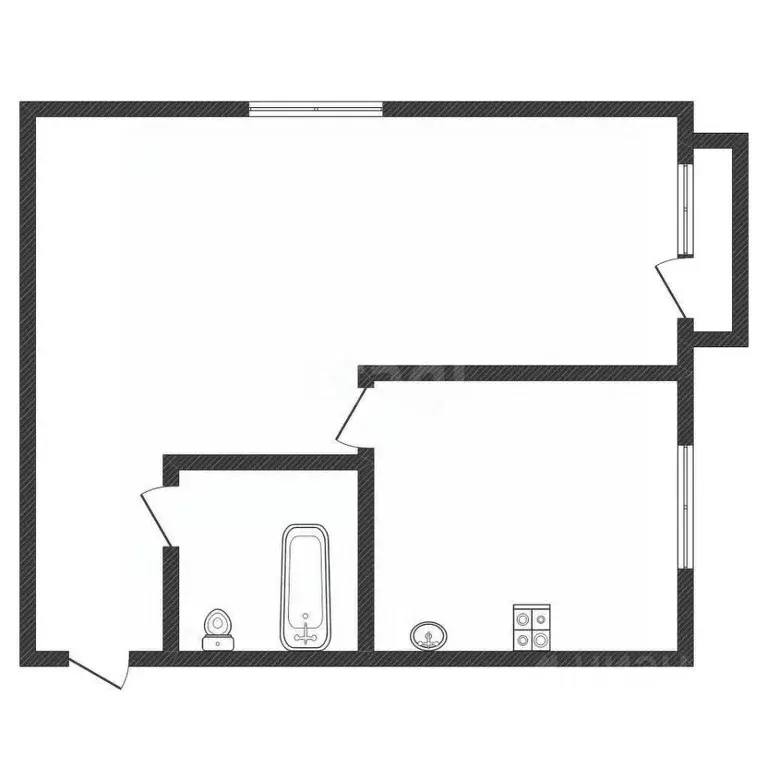 1-к кв. Алтайский край, Бийск ул. Разина, 92 (31.0 м) - Фото 2