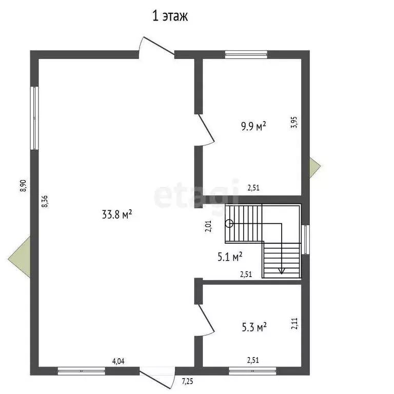 Дом в село Клястицкое, Станичная улица (113.9 м) - Фото 2