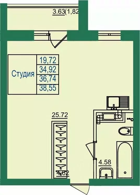 Студия Владимирская область, Владимир пос. Заклязьменский, Заречье ... - Фото 0