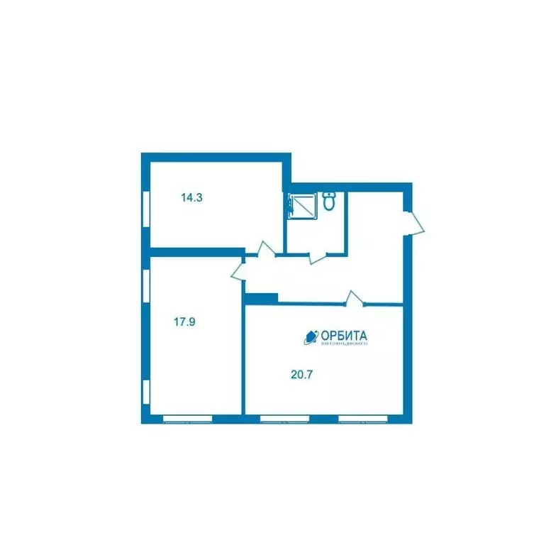 2-комнатная квартира: Тюмень, улица Мельникайте, 32к1 (64.8 м) - Фото 1