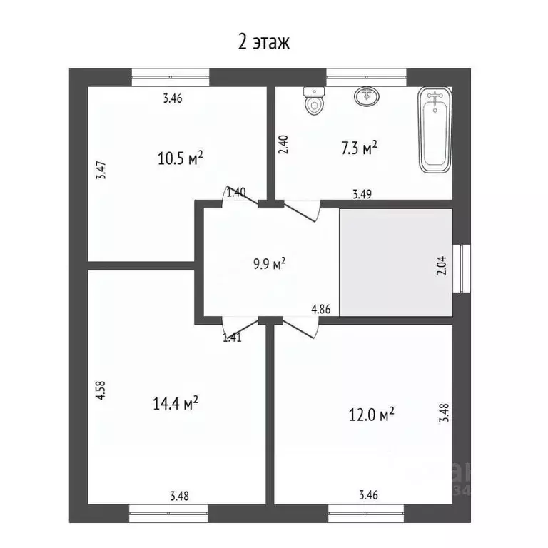 Дом в Тюменская область, Тюменский муниципальный округ, д. Падерина ... - Фото 2