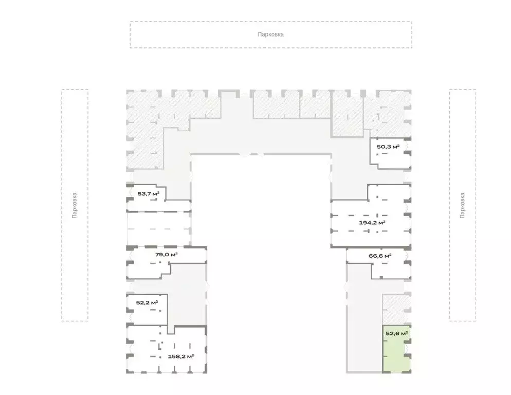 Помещение свободного назначения (52.6 м) - Фото 2