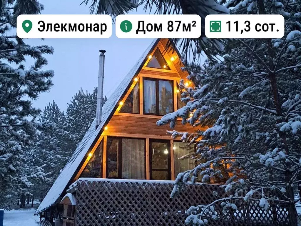 Дом в Алтай, Чемальский район, Элекмонарское с/пос, с. Элекмонар  (87 ... - Фото 1