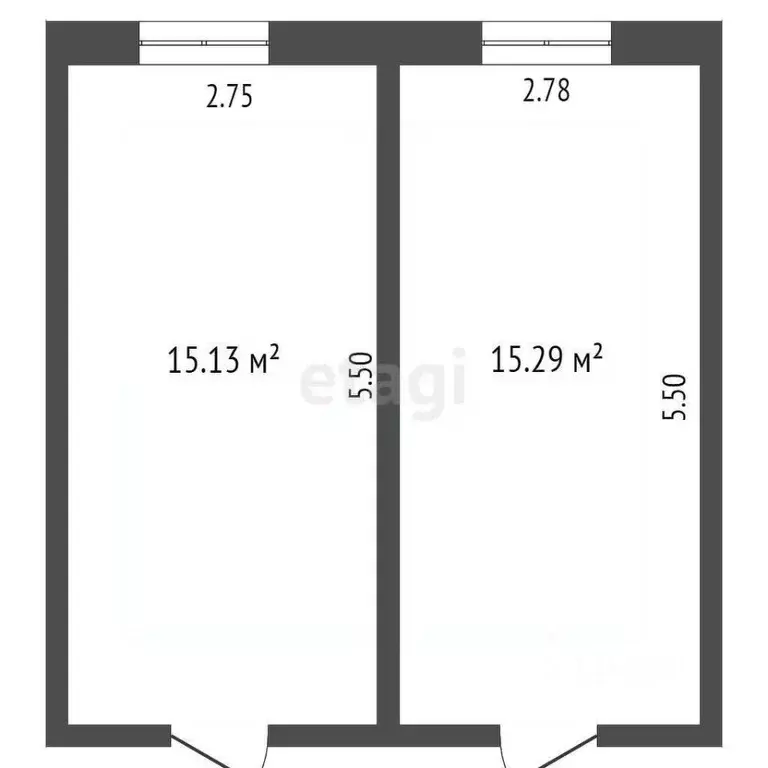 Комната Владимирская область, Муром Комсомольская ул., 53А (30.4 м) - Фото 1
