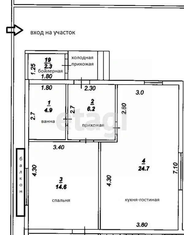 Дом в Сахалинская область, Южно-Сахалинск Большая Елань п/р, пер. ... - Фото 1