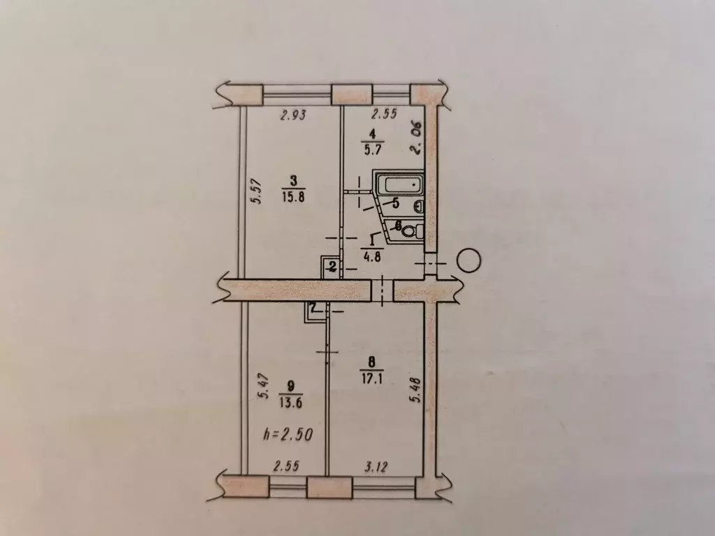 Продаётся 3-к квартира, 61 м - Фото 1