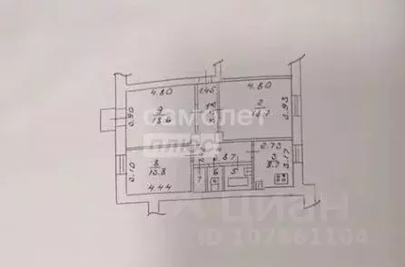 3-к кв. Липецкая область, Липецк просп. Мира, 26 (77.5 м) - Фото 2