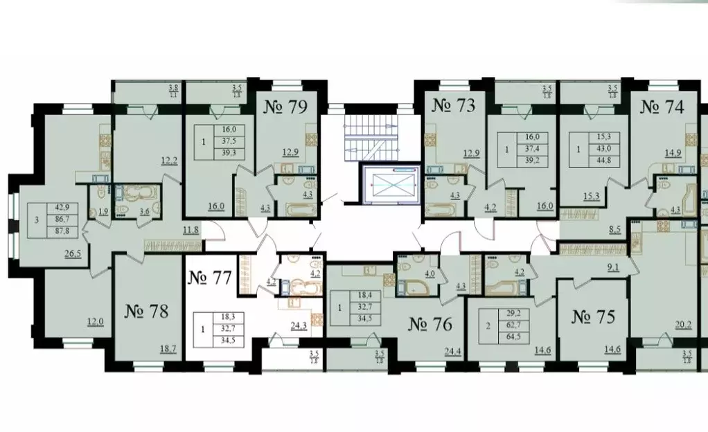 3-к кв. Ленинградская область, Гатчина Въезд мкр,  (87.8 м) - Фото 1