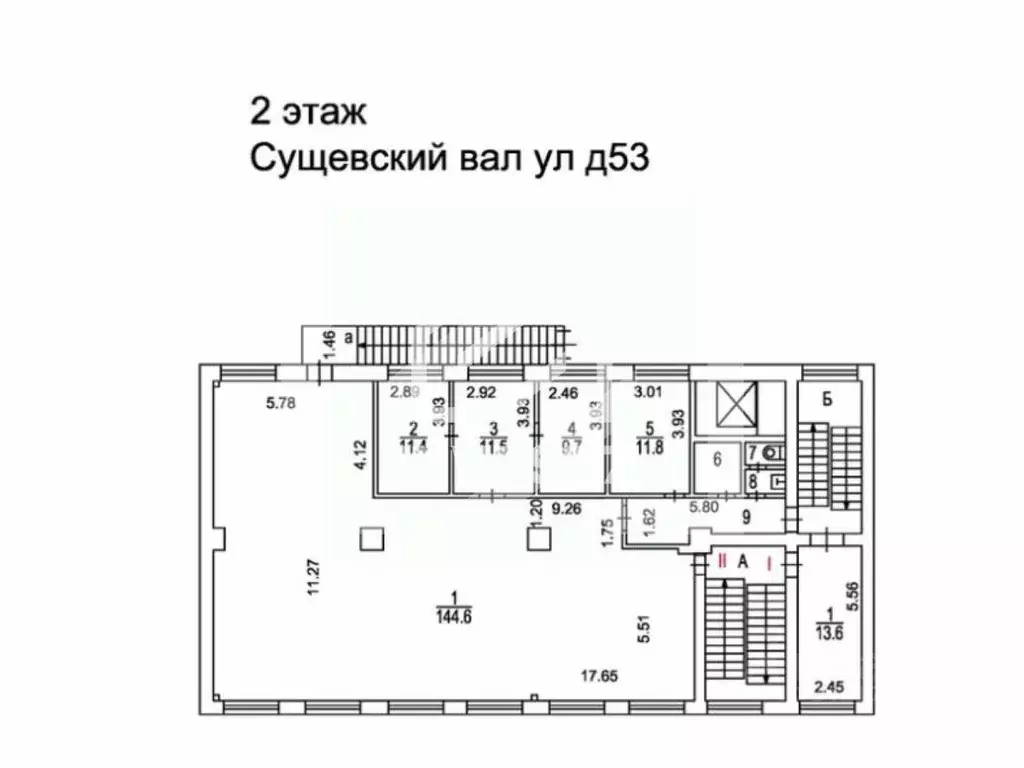 Помещение свободного назначения в Москва ул. Сущевский Вал, 53 (216 м) - Фото 2