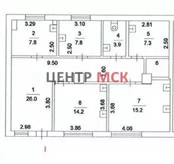 Офис в Москва Лужнецкая наб., 6С2 (85 м) - Фото 1