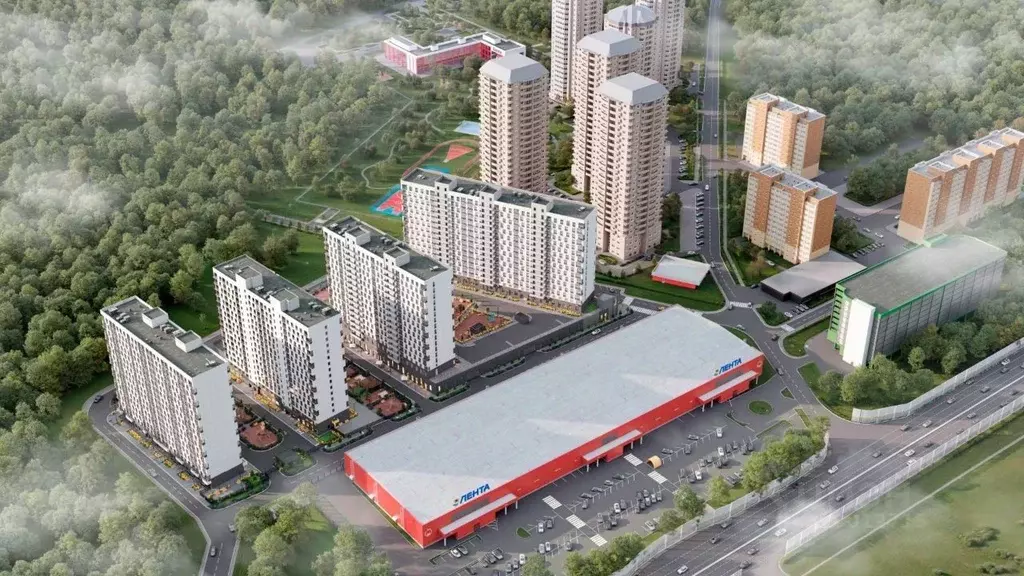 Студия Московская область, Балашиха ул. Твардовского, вл36к3 (23.1 м) - Фото 1