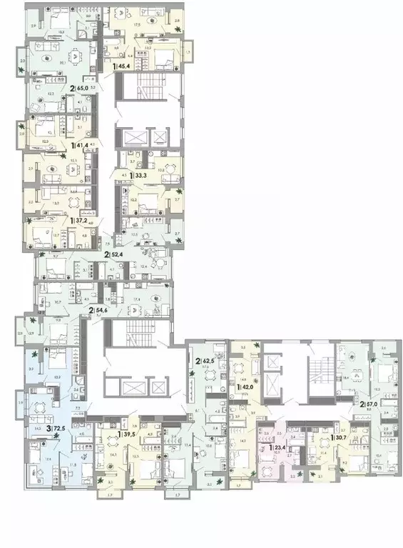 2-к кв. Тверская область, Тверь Южный мкр,  (54.6 м) - Фото 1