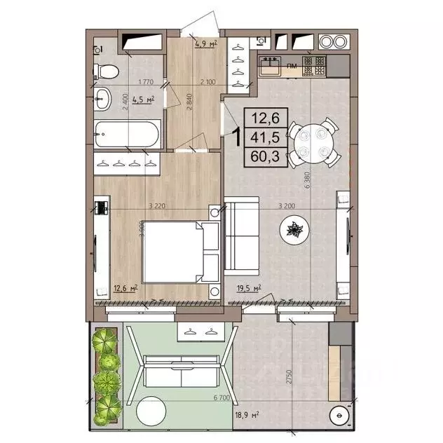 1-к кв. Рязанская область, Рязань пос. Шпалозавода, Окская Стрелка ... - Фото 1