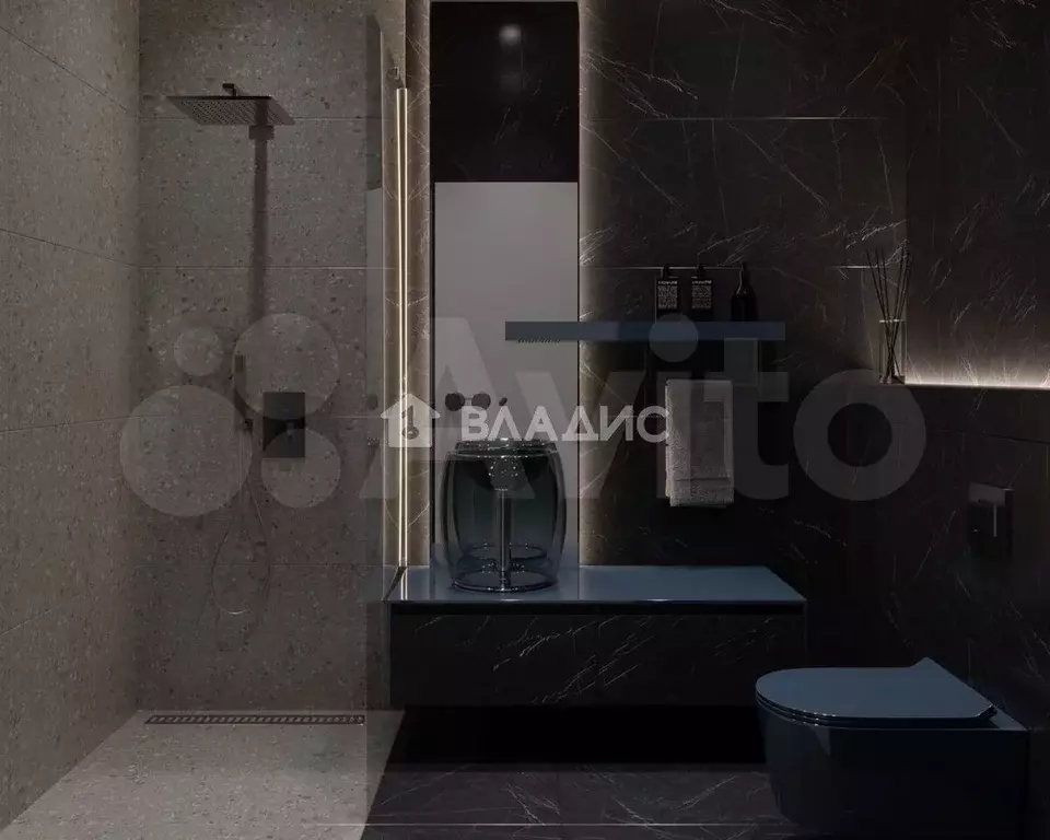 1-к. квартира, 49,3 м, 2/9 эт. - Фото 1