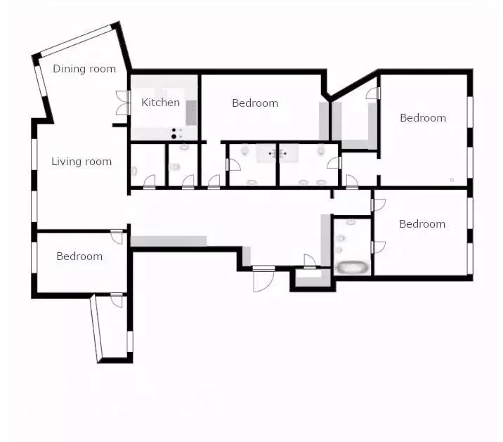 5-к кв. Москва Скатертный пер., 18 (225.0 м) - Фото 1