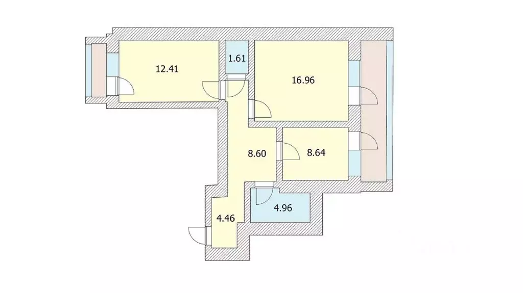 Квартира, 2 комнаты, 62 м - Фото 0