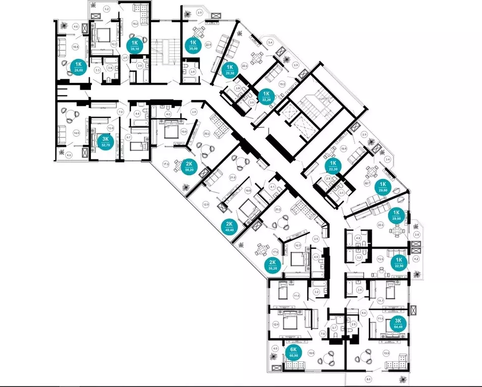 2-к кв. Краснодарский край, Сочи Адлер жилрайон, Курортный Городок ... - Фото 2
