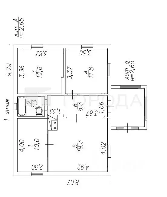 Дом в Кемеровская область, Прокопьевск Мраморная ул., 14 (65 м) - Фото 2