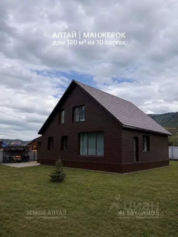 Дом в Алтай, Майминский район, Манжерокское с/пос, с. Озерное ул. ... - Фото 1