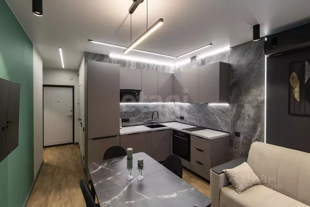 Студия Тюменская область, Тюмень Профсоюзная ул., 63к1 (33.0 м) - Фото 2