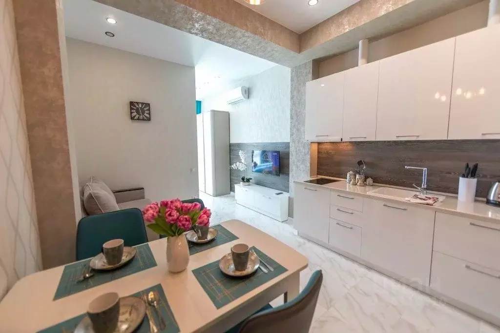 1-к кв. Краснодарский край, Сочи Адлер жилрайон, ул. Белорусская, 8 ... - Фото 1