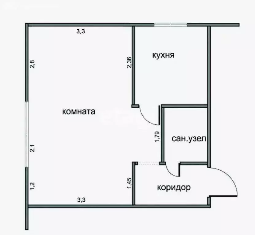 1-комнатная квартира: Тула, улица Болдина, 106А (34 м) - Фото 0