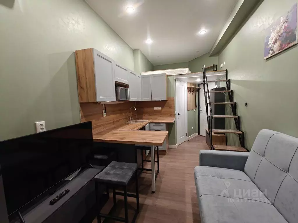 Квартира, студия, 15 м - Фото 1