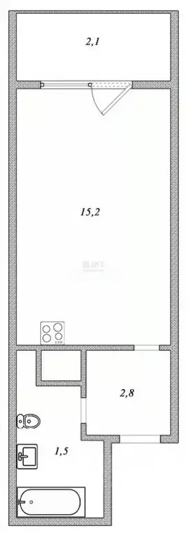 Студия Ленинградская область, Кудрово г. Всеволожский район, Заневское ... - Фото 2
