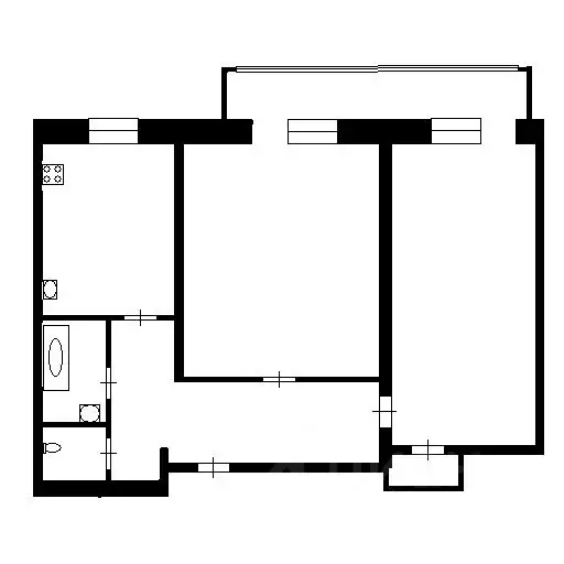 2-к кв. Москва бул. Дмитрия Донского, 9к3 (60.0 м) - Фото 1