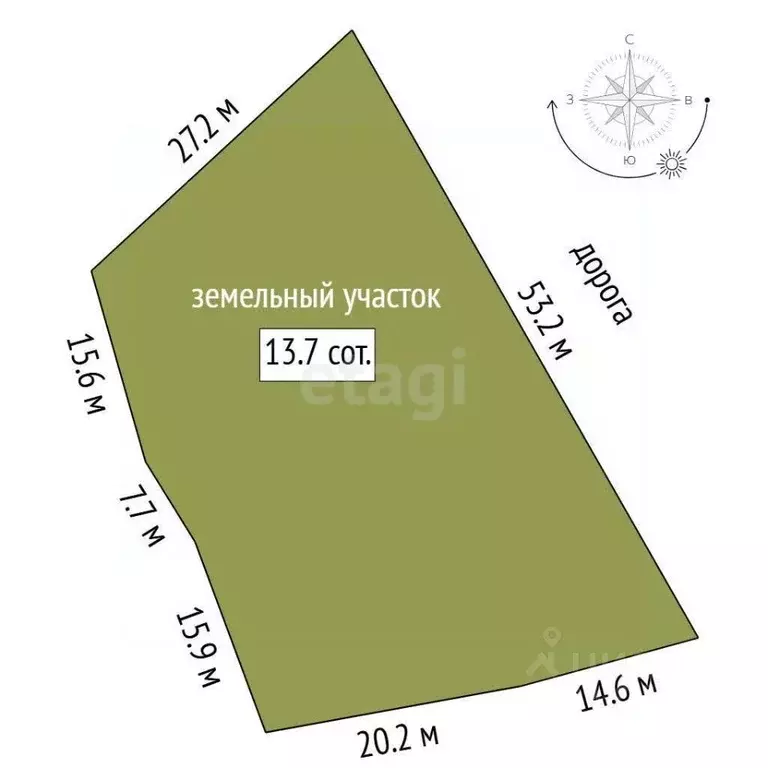 Участок в Тюменская область, Тюменский муниципальный округ, с. Каменка ... - Фото 1