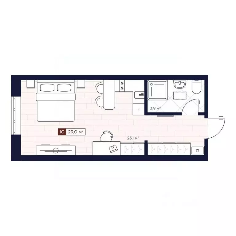 Студия Новосибирская область, Новосибирск ул. Кошурникова, с24 (28.99 ... - Фото 0