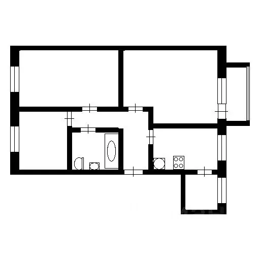 3-к кв. Татарстан, Казань ул. Рихарда Зорге, 81 (63.0 м) - Фото 1