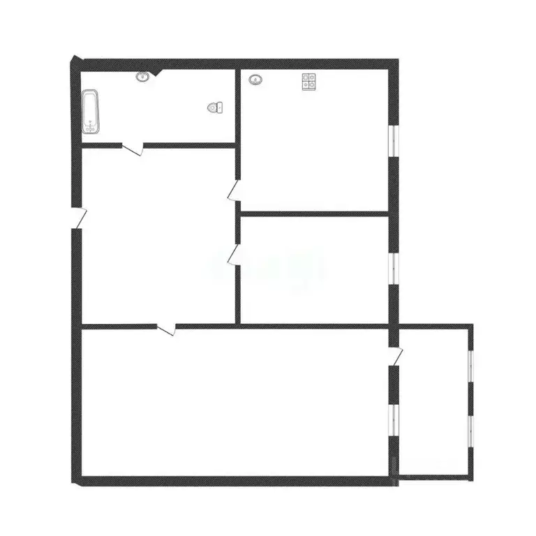 2-к кв. Смоленская область, Сафоново 1-й мкр, 11 (51.0 м) - Фото 0