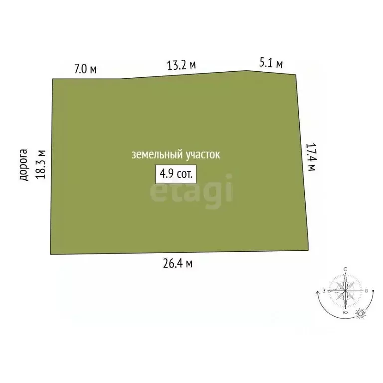 Участок в Севастополь ул. Декабристов (4.87 сот.) - Фото 1