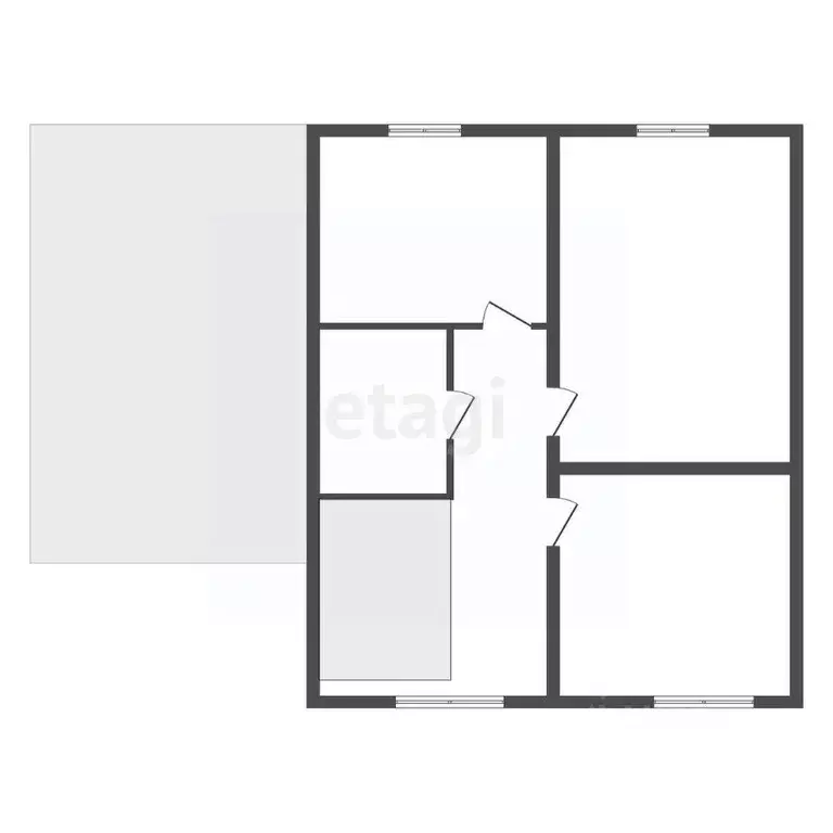 Дом в Воронежская область, Семилуки Заречная ул., 35 (190 м) - Фото 2