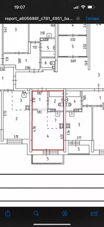 Квартира-студия, 25,6 м, 1/1 эт. - Фото 1