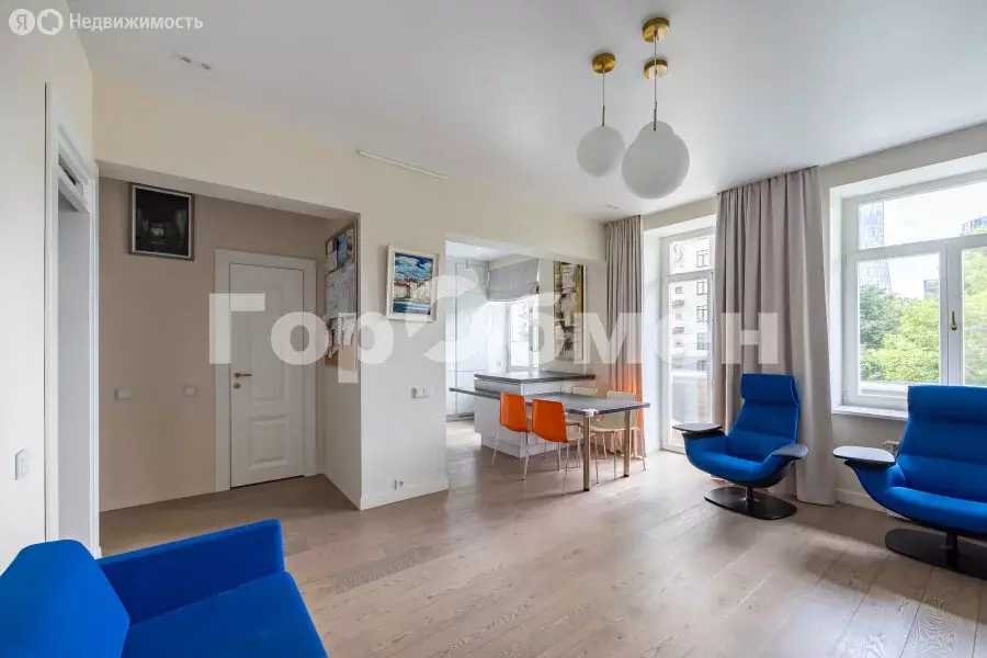 3-комнатная квартира: Москва, улица Пырьева, 4к3 (88.6 м) - Фото 1