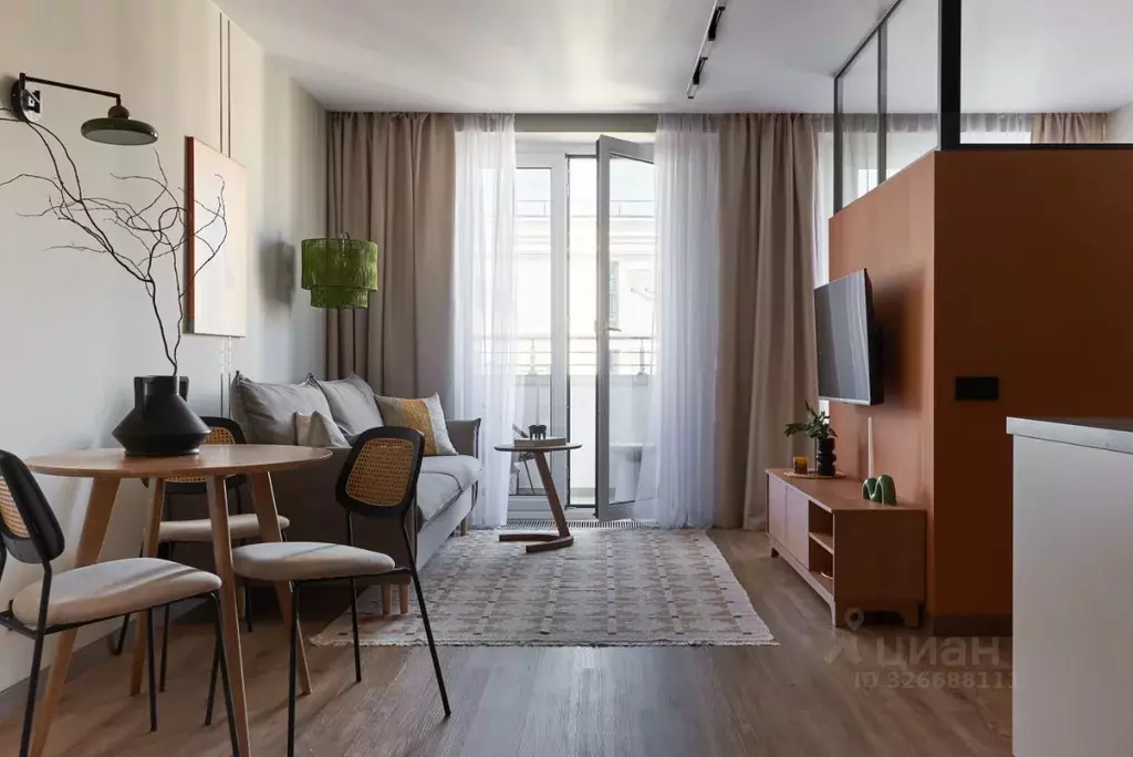 Студия Краснодарский край, Сочи ул. Ленина, 290/8к1 (32.0 м) - Фото 2