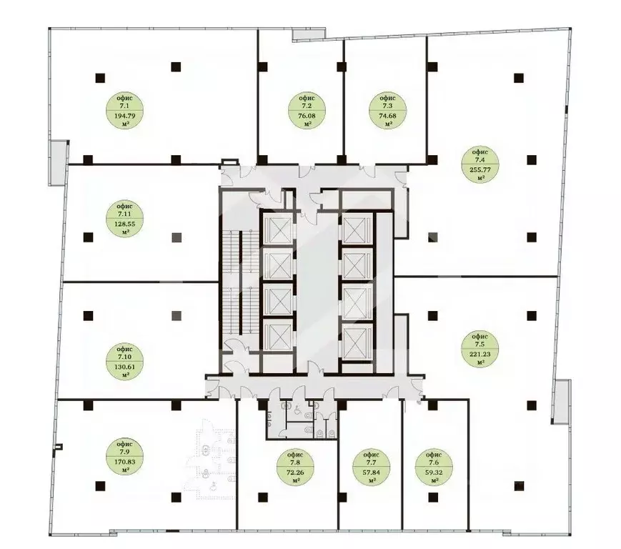 Офис в Москва ул. Неверовского, 10С3 (184 м) - Фото 2