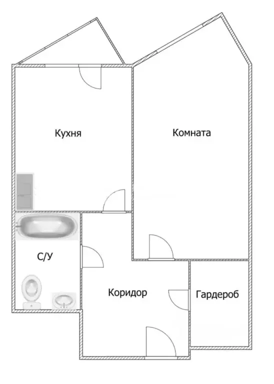 1-к кв. Московская область, Люберцы Инициативная ул., 7В (40.7 м) - Фото 2