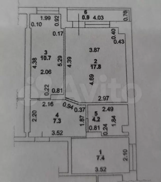 2-к. квартира, 47,4 м, 2/10 эт. - Фото 0
