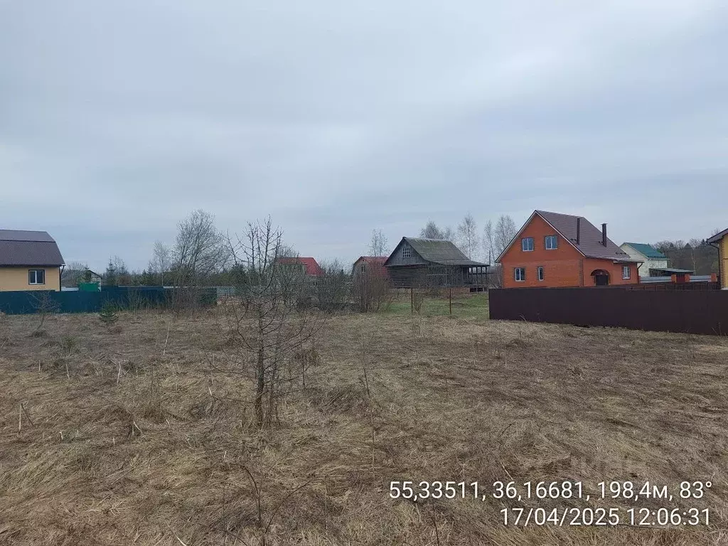 Участок в Московская область, Верея Наро-Фоминский городской округ, ... - Фото 0