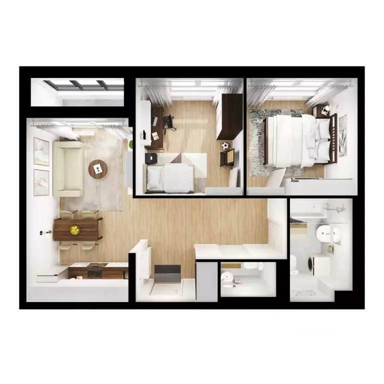 2-к кв. Ярославская область, Ярославль Волга Парк жилой комплекс, 6Б ... - Фото 2