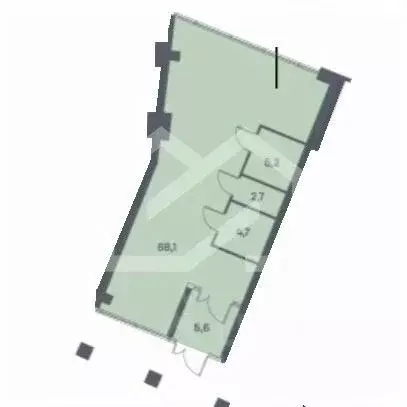 Помещение свободного назначения в Москва Южнопортовая ул., 42С5 (86 м) - Фото 1