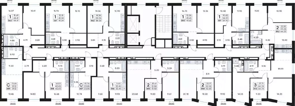 Студия Приморский край, Владивосток Клуб 25 жилой комплекс, 1 (31.12 ... - Фото 2