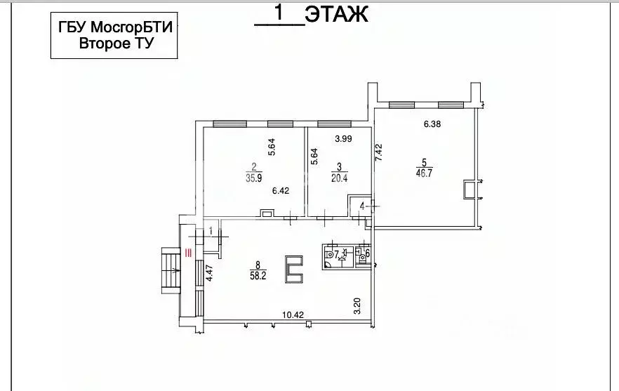Помещение свободного назначения в Москва Печорская ул., 6К1 (168 м) - Фото 2